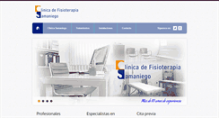Desktop Screenshot of clinicasamaniego.com
